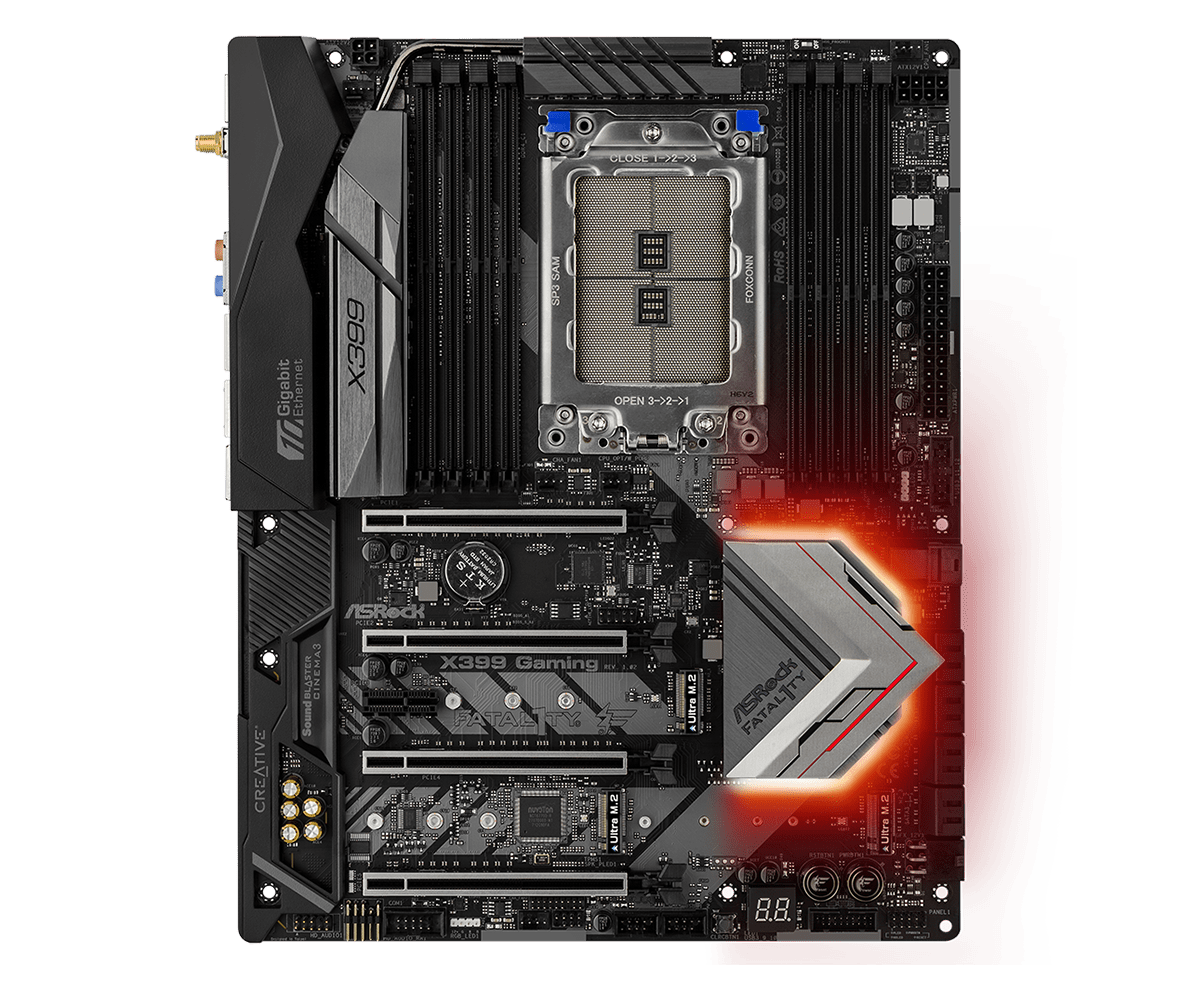 Asrock x399 professional gaming обзор